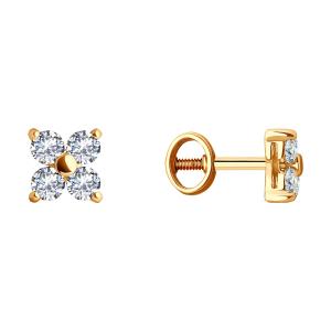 Серьги из золота 0200207