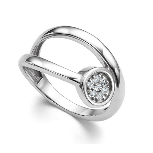 Кольцо из серебра 01-4283/00КЦ-00