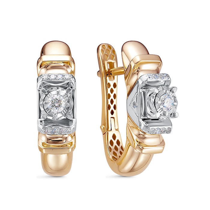 Серьги из золота д120654р