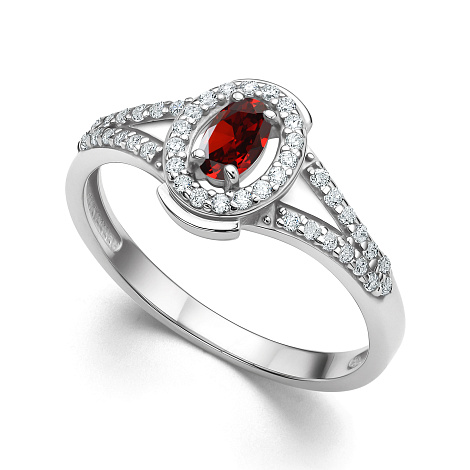 Кольцо из серебра 01-4293/00ГР-00