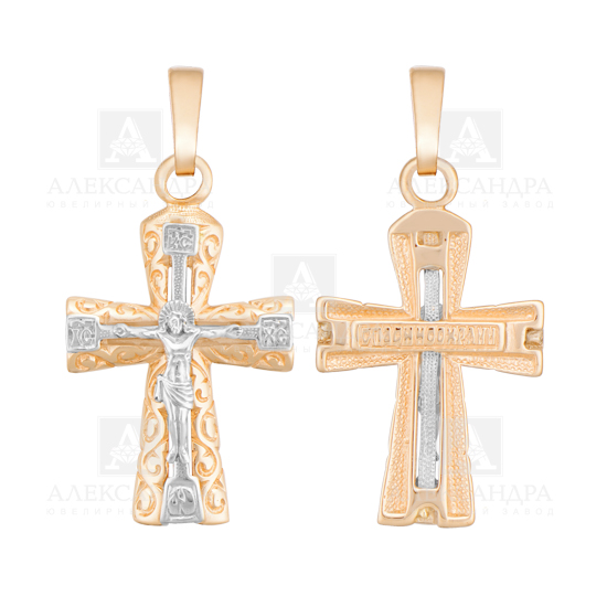 Крест из золота Кр068-01