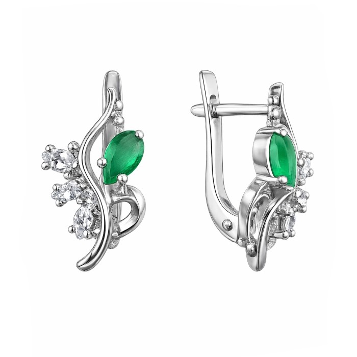 Серьги из серебра 23-542