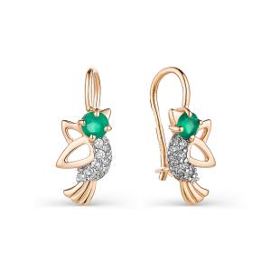 Серьги из серебра 2-693_