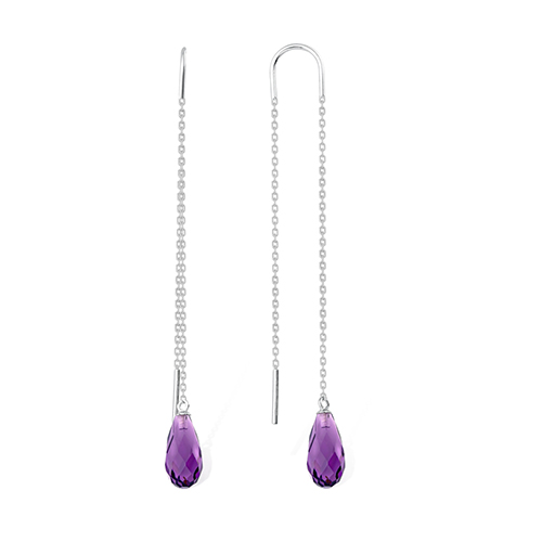 Серьги из серебра 1215010917-1