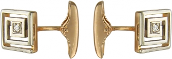 Запонки из золота 01Н160009