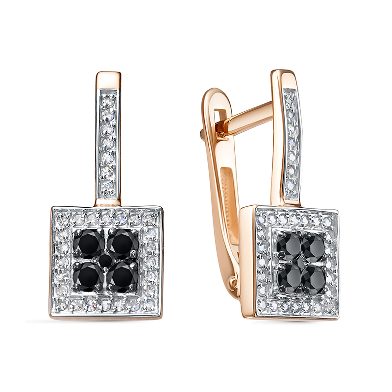 Серьги из золота БР122904