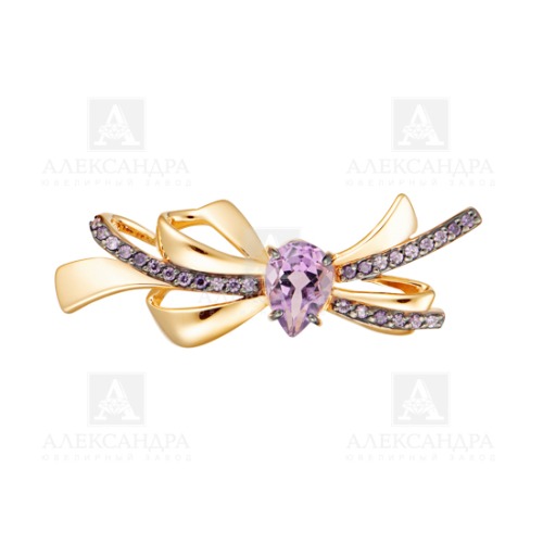 Брошь из золота бш161-20