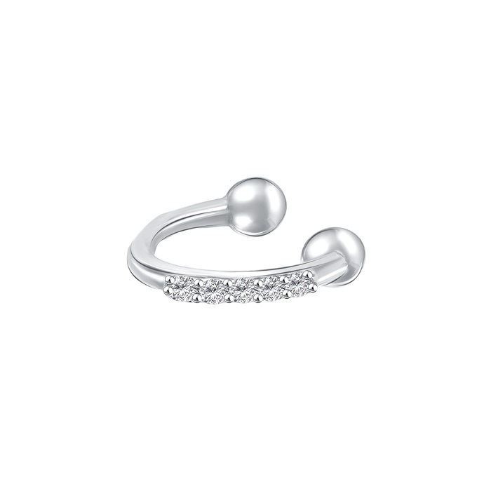 Серьга из серебра 90-02-3485-00