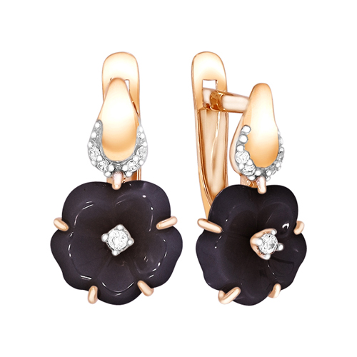 Серьги из золота 02-7687