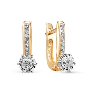 Серьги из золота БР121740