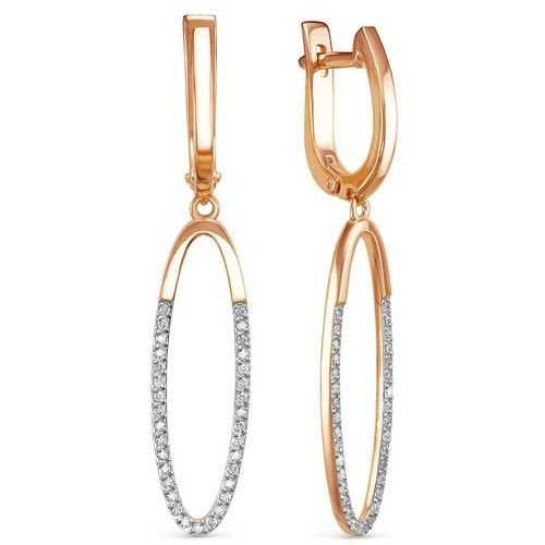 Серьги из золота 2-439-10