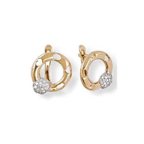 Серьги из золота с0808