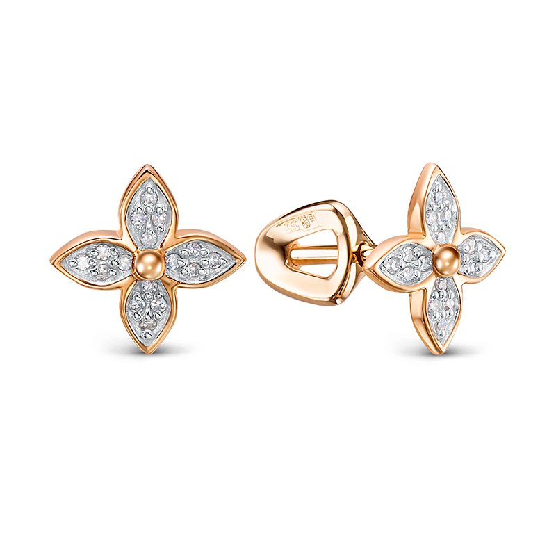 Серьги из золота БР152488