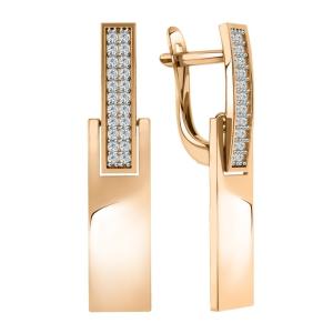 Серьги из золота 01-217966