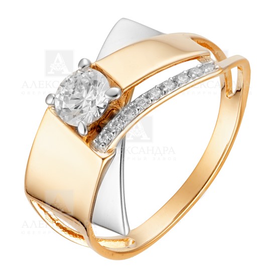Кольцо из золота кл3561-62