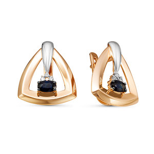 Серьги из золота БР221038гт