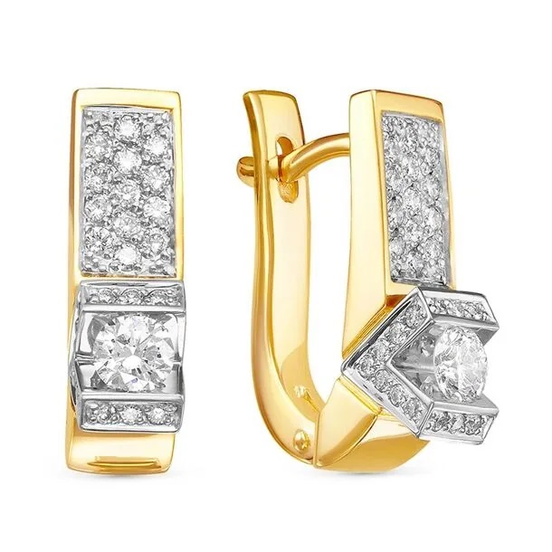 Серьги из золота 2-427-30