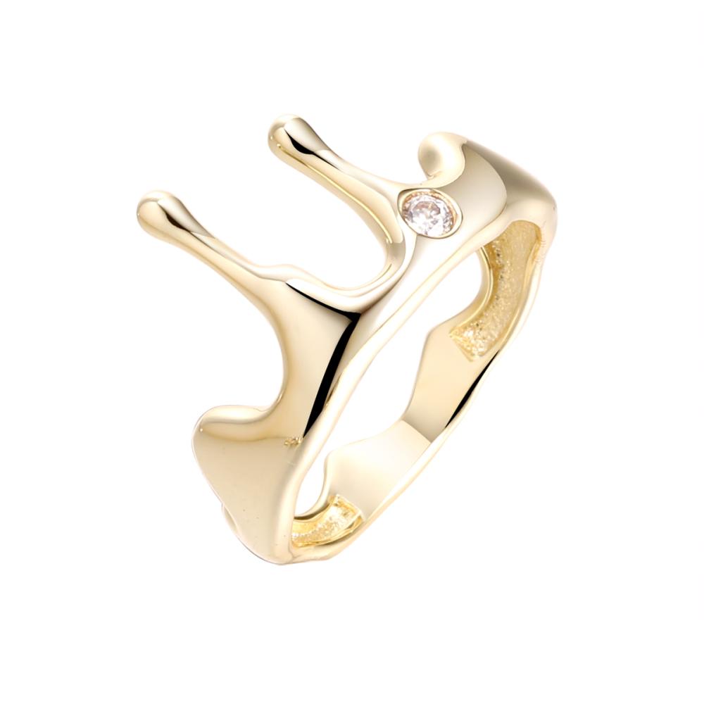 Кольцо из серебра CZ-R05609-X-L-W-X-X
