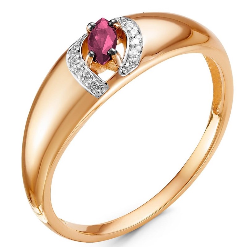 Кольцо из золота 1-878