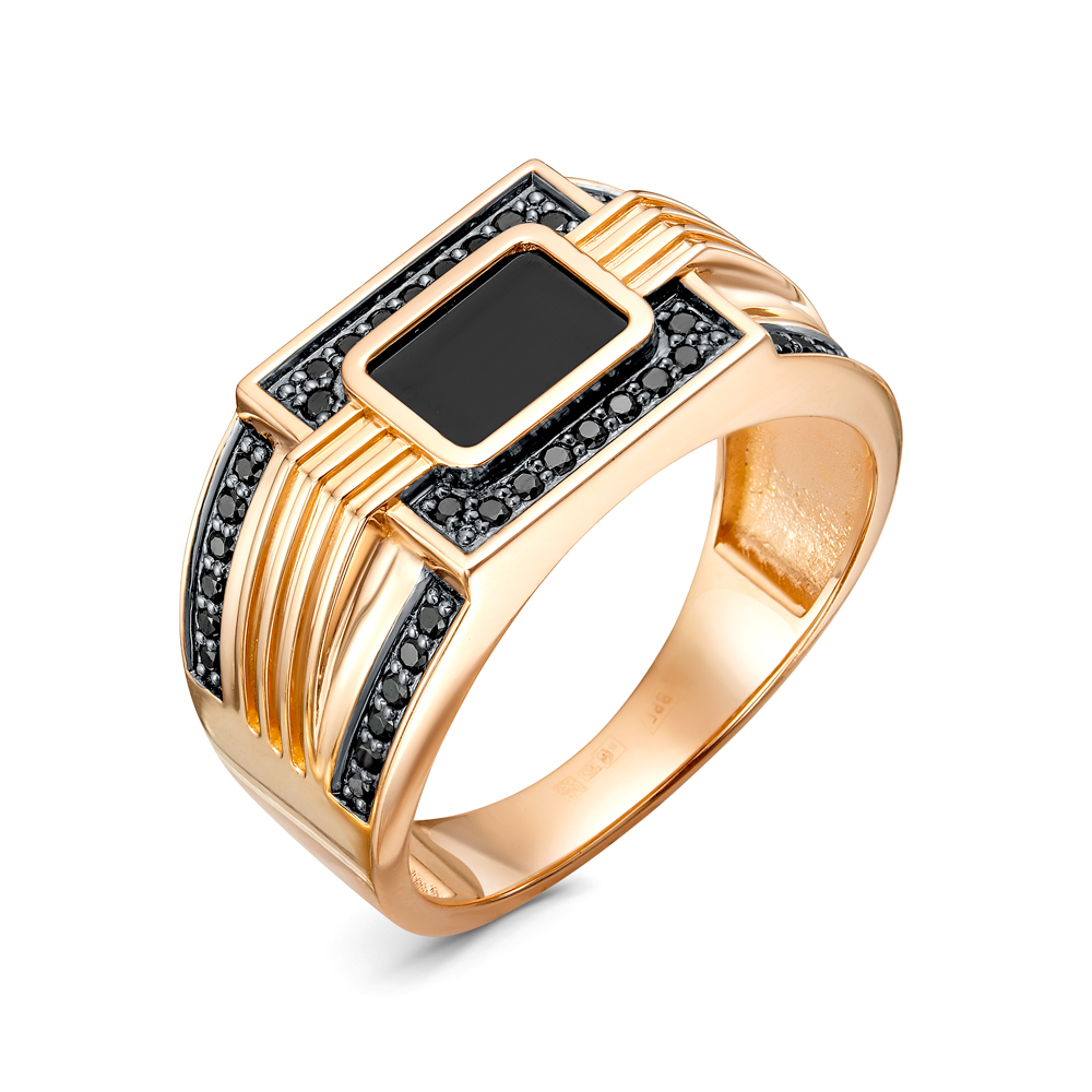 Кольцо из золота 5-8702-403-1К-ОнкЧМ1