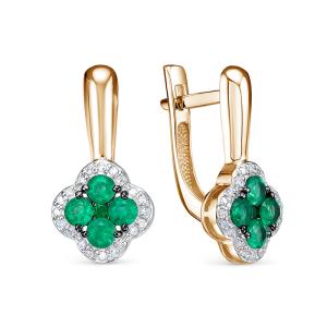 Серьги из золота БР322515