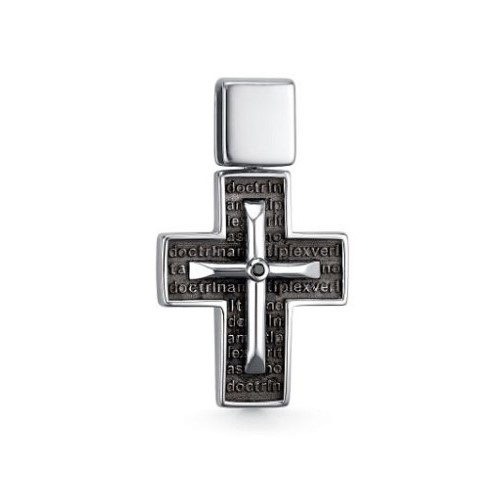 Подвеска из серебра 03-2828/00ЧБ-17