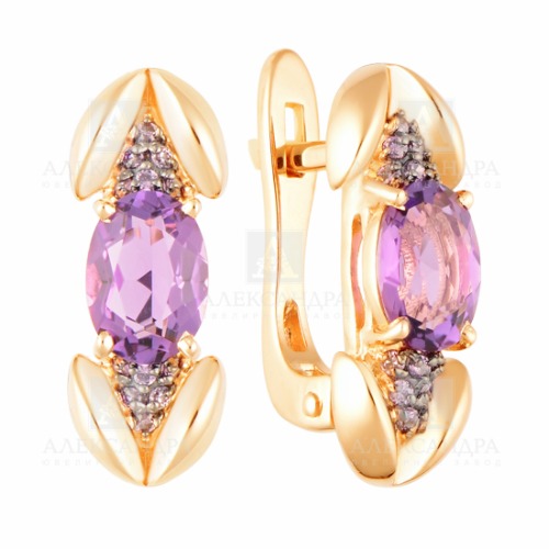 Серьги из золота кл2715а-30