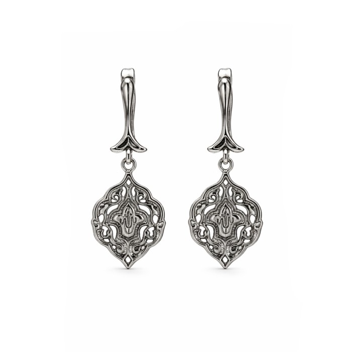 Серьги из серебра СЛ125-17