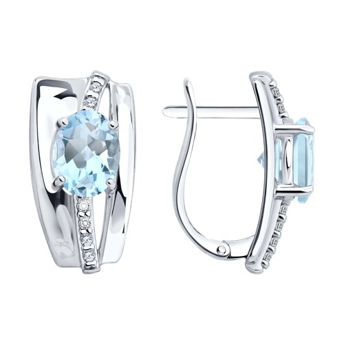 Серьги из серебра 92025403