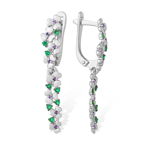 Серьги из серебра 1210066452-501