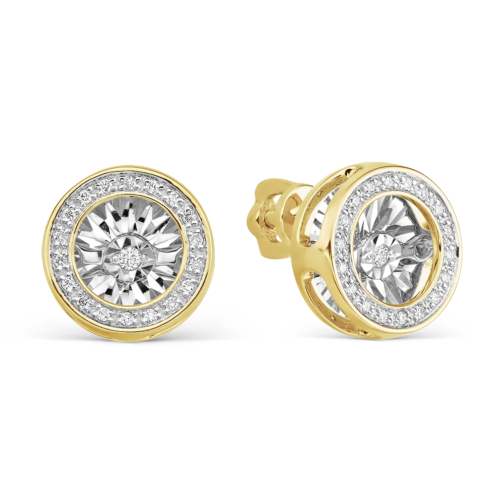 Серьги из золота С-2641-03-Р