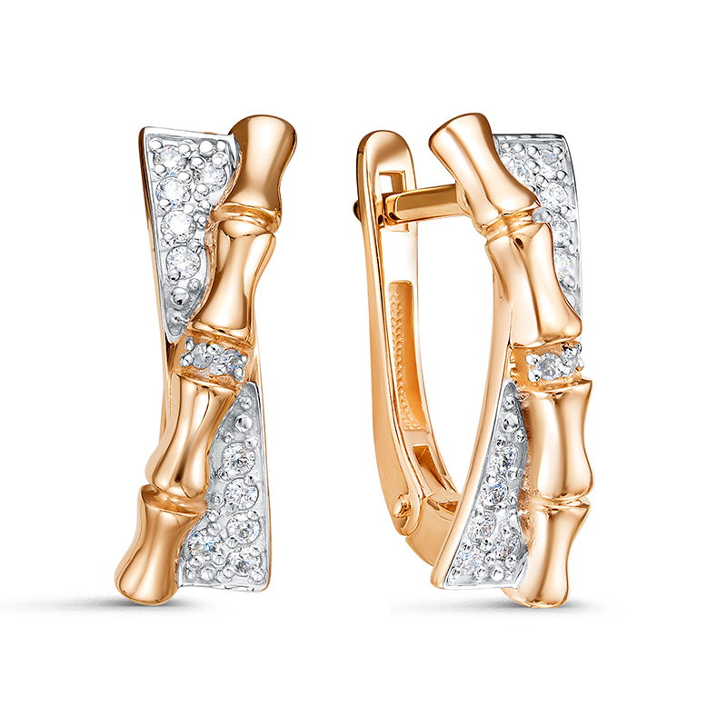 Серьги из золота БР122922