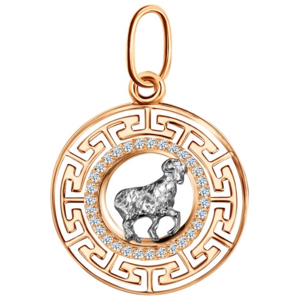 Подвеска из золота КрСВП/овн/Ф