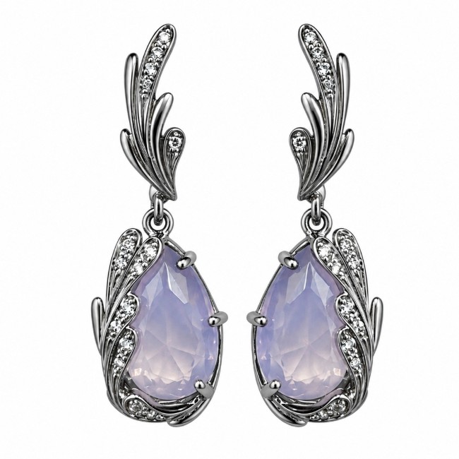 Серьги из серебра 23-1547