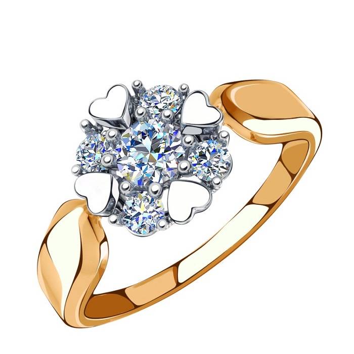 Кольцо из золота 08-117361