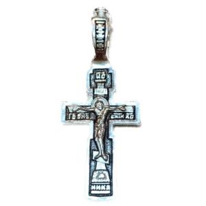 Крест из серебра 145-3005КЛ