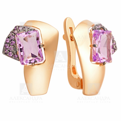 Серьги из золота кл2495а-12