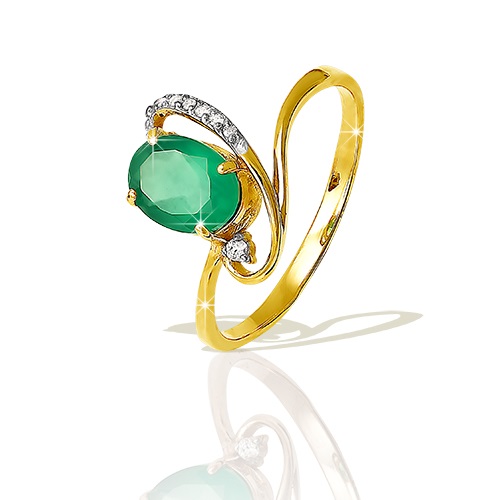 Кольцо из золота 1-118