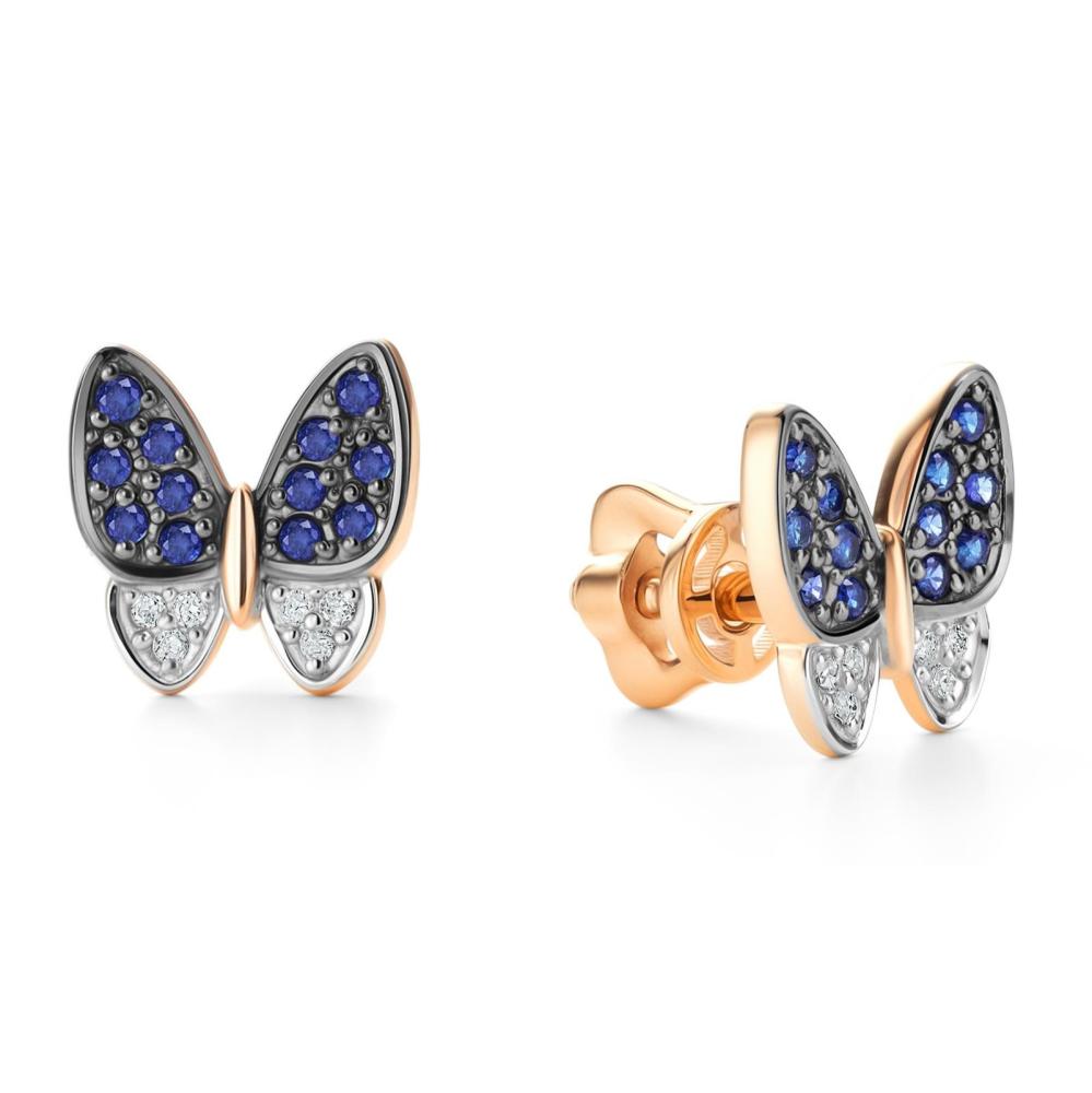 Серьги из золота 25986-102