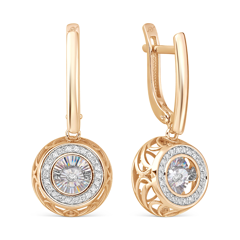 Серьги из золота С-1758-2-01