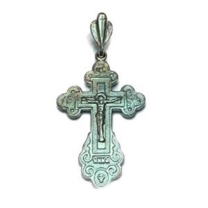 Крест из серебра КРЛ452-23