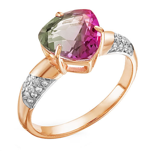 Кольцо из золота 100-1077_krist-236