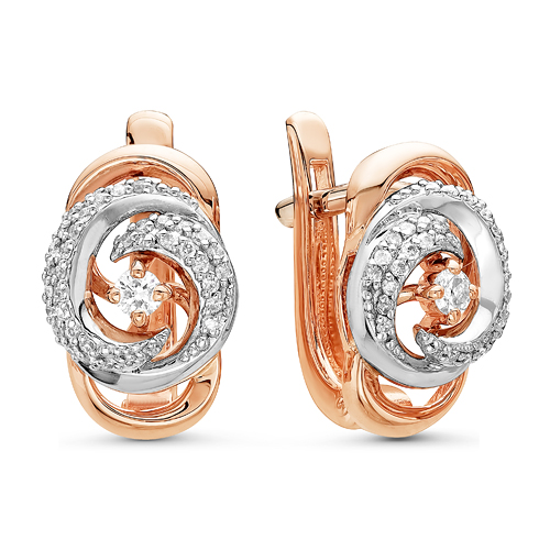 Серьги из золота 02-1858