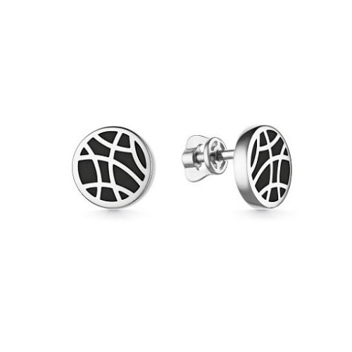 Серьги из серебра 02-3160/0ЭМ3-00