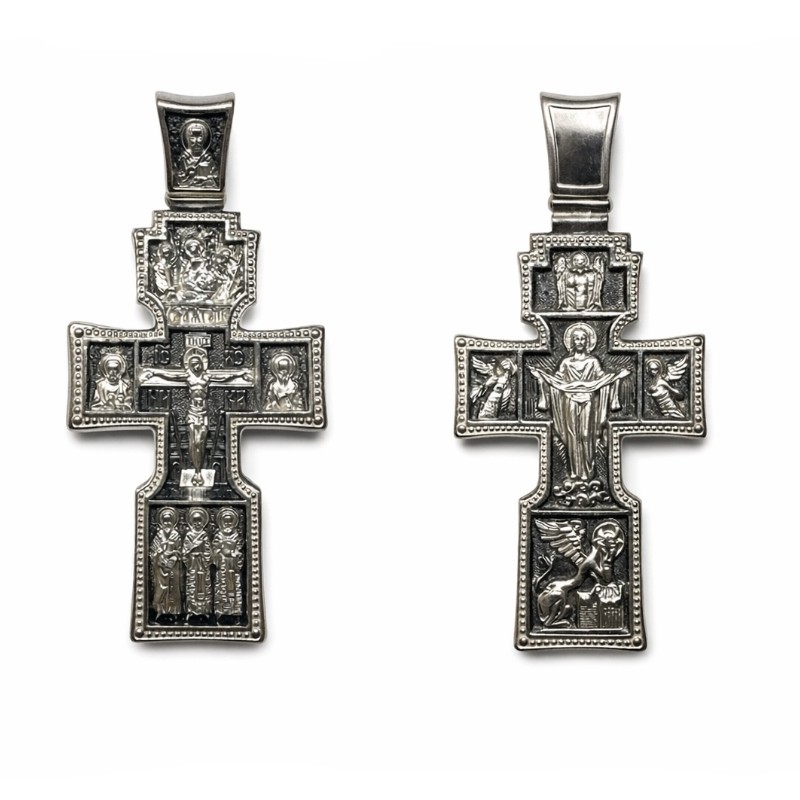 Крест из серебра 473-18709