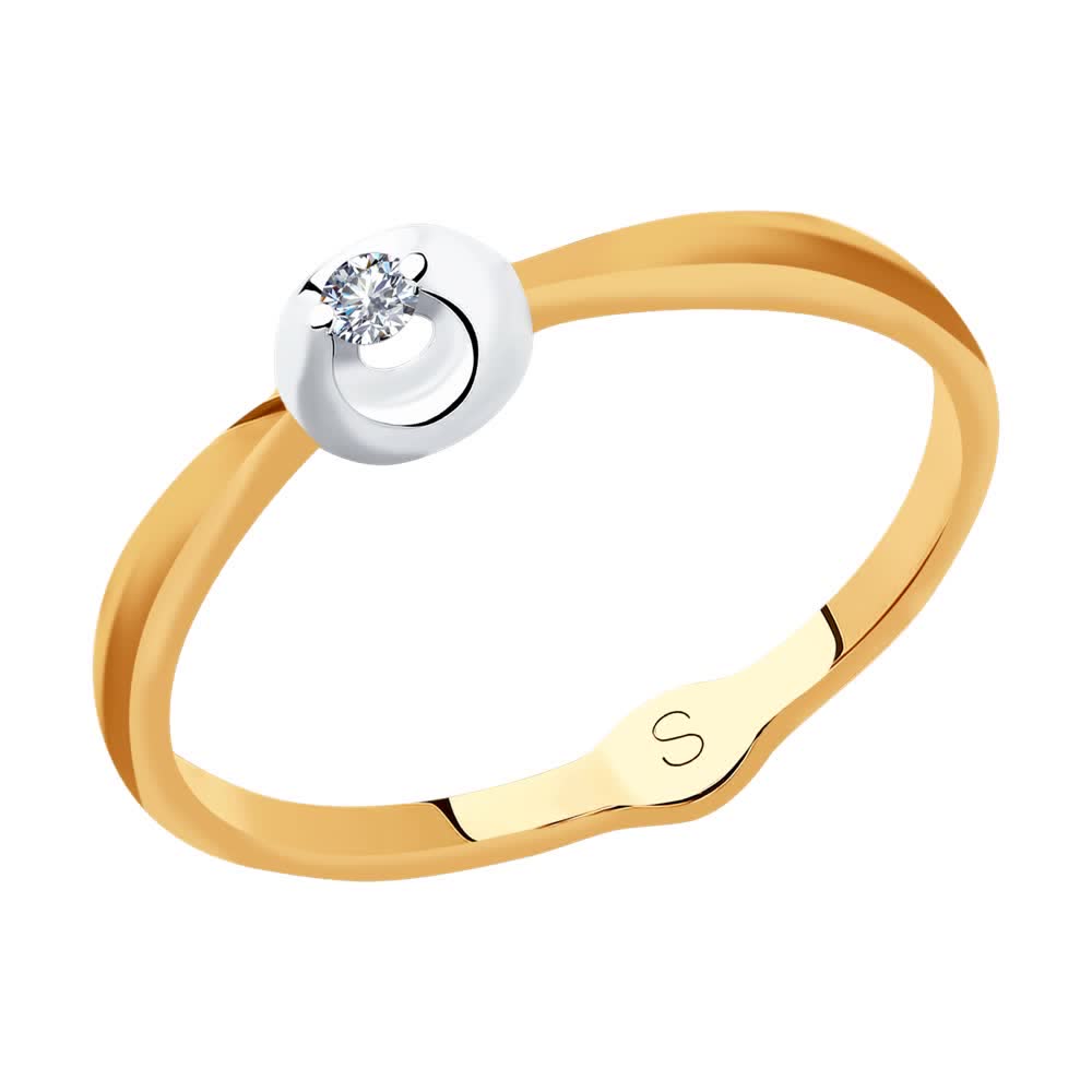 Кольцо из золота 1011816 №19 70