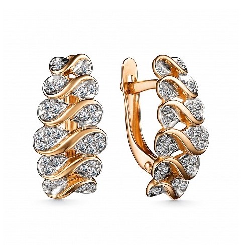 Серьги из золота 24496-100