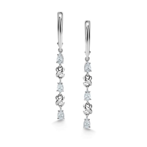 Серьги из серебра 02-4281/00КЦ-00