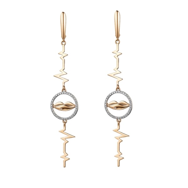 Серьги из золота с1399