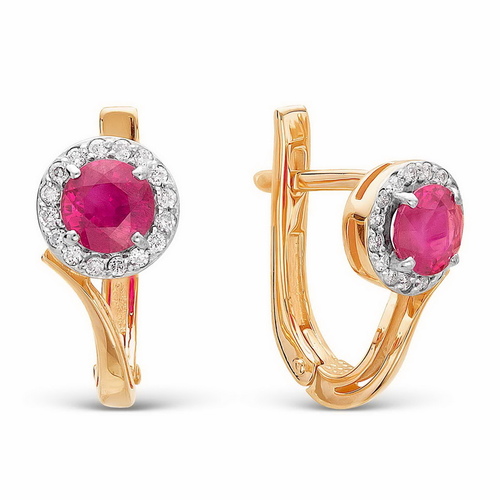 Серьги из золота 2-095